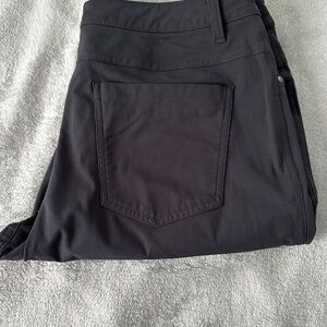 Lululemon Athletica ABC Grey Chinos for Versatile Style (obsidian grey)